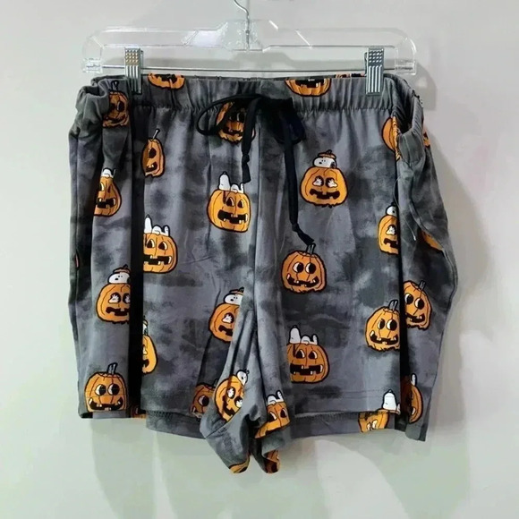 Munki Munki Peanuts Halloween Shorts Pajama Set - Picture 4 of 7